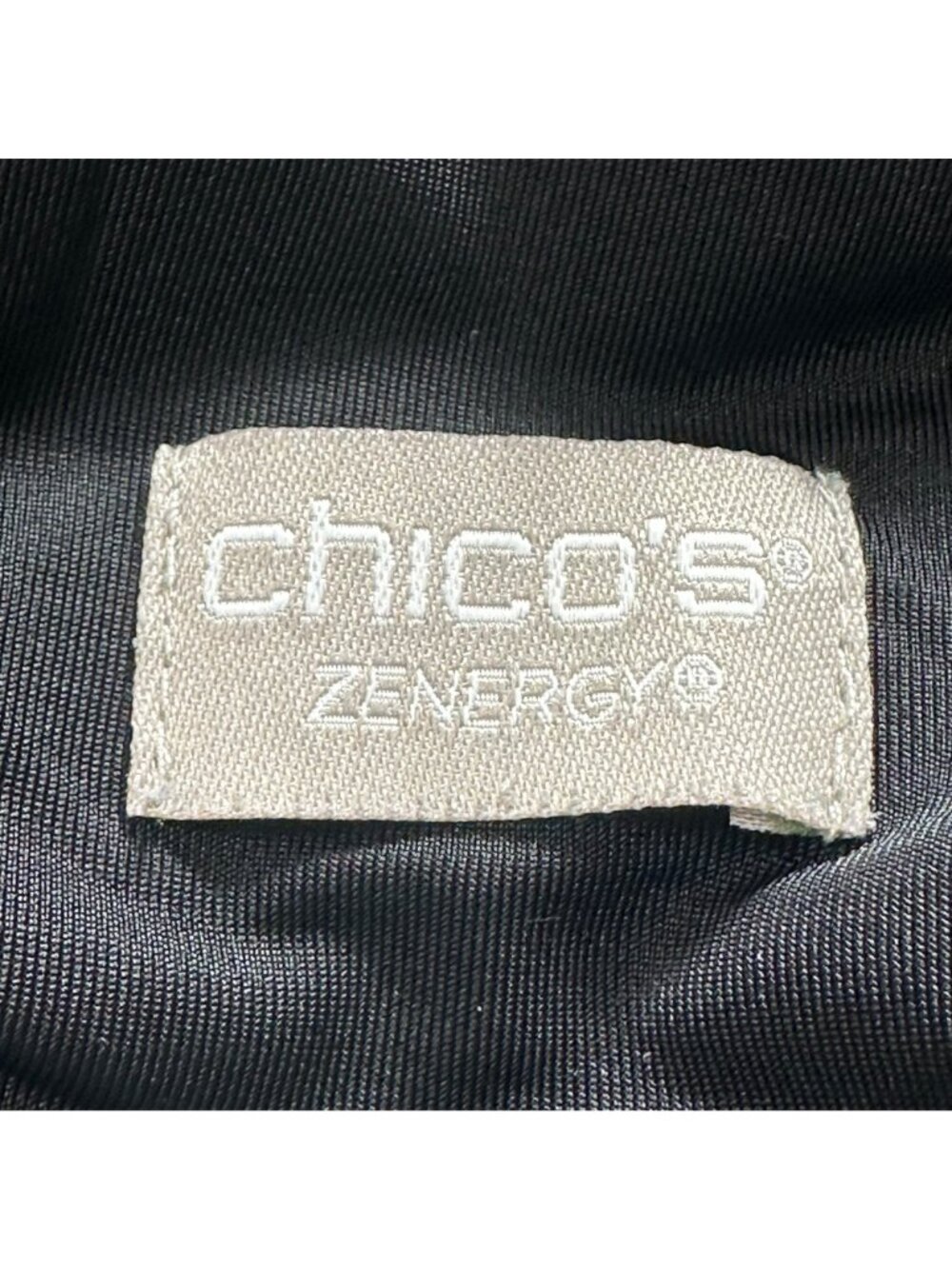 Chicos Zenergy Pants 12-14 Yoga Athletic Casual Pull On Gray Black Heathered - Picture 4 of 12